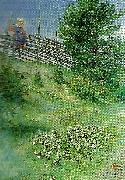 Carl Larsson flicka vid gardesgarden USA oil painting artist